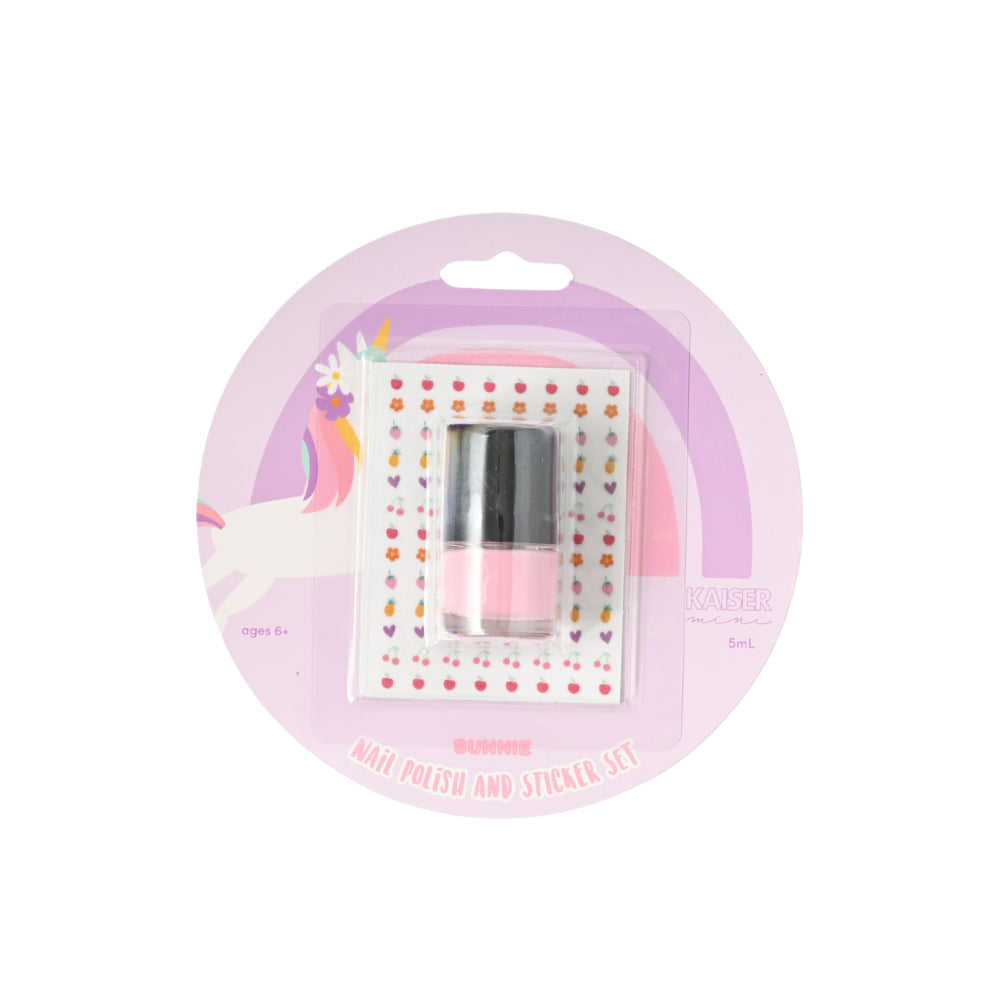 Sunnie Series Nail Polish & Sticker Set - UNICORN